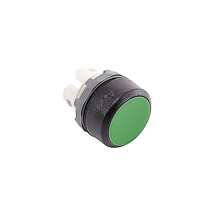 Abb 22MM MODULAR - PUSHBUTTONS, MOM, FLUSH, GREEN MP1-10G